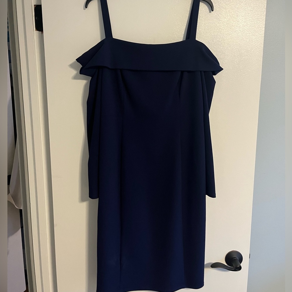 Navy Blue Eliza J cocktail dress.